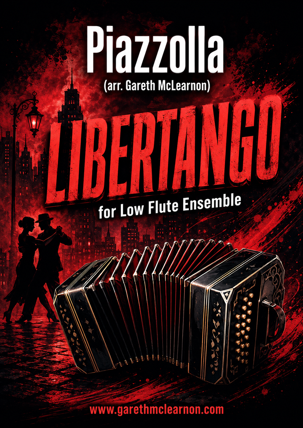 Piazzolla - Libertango for Low Flutes! (PDF Download)