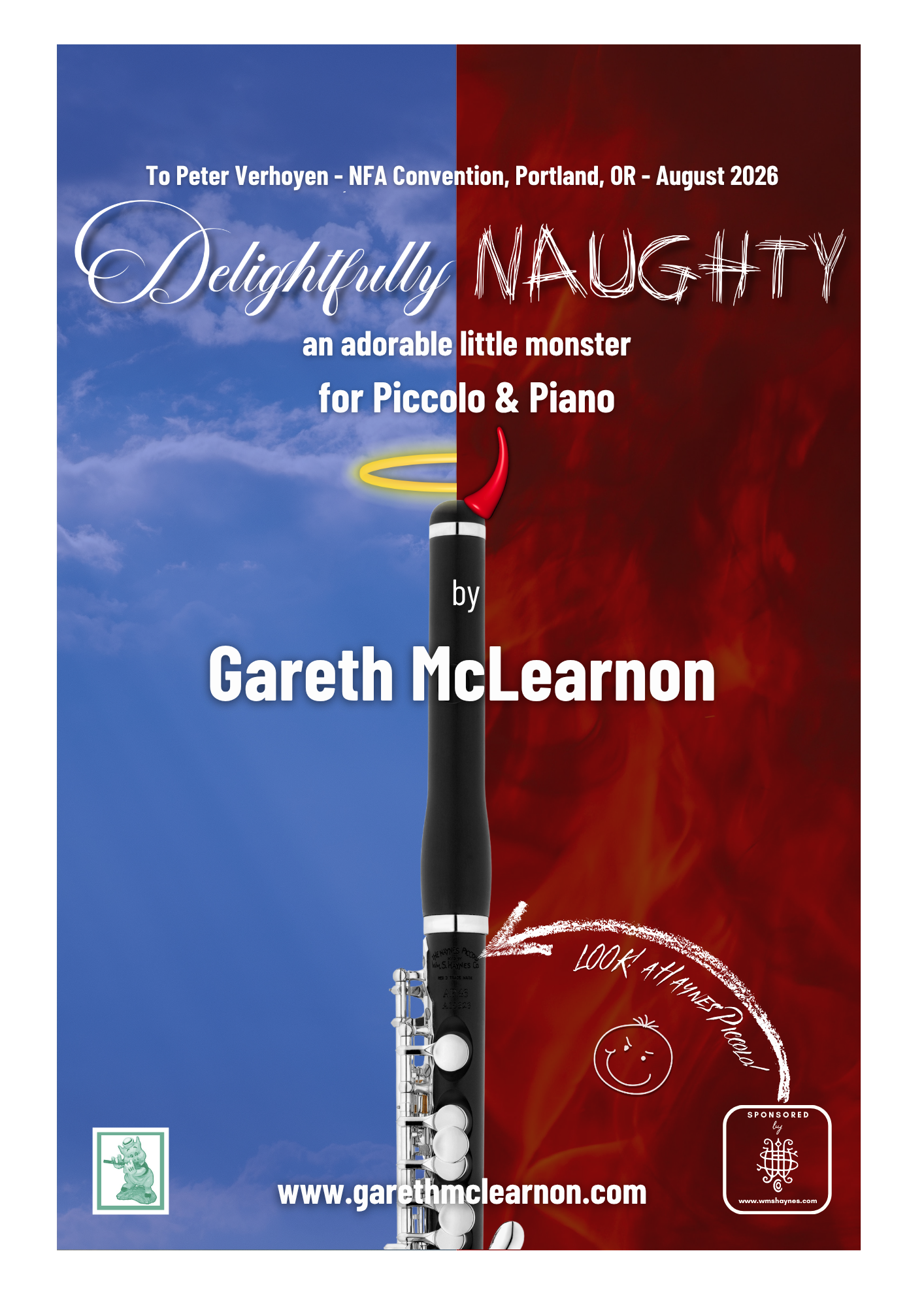Delightfully Naughty for Piccolo & Piano (2026) PRE-ORDER