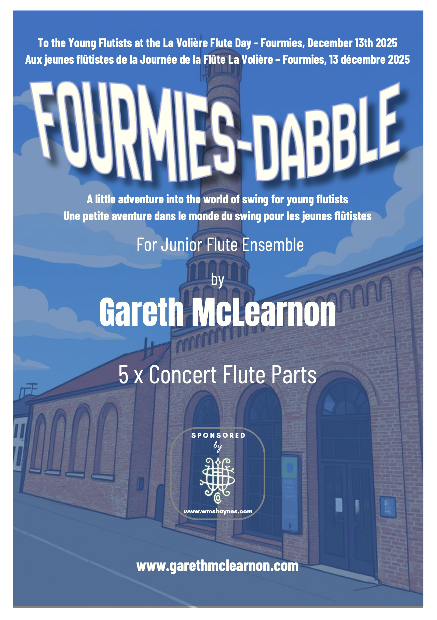 Fourmis-Dabble for Junior Flute Ensemble (2025)