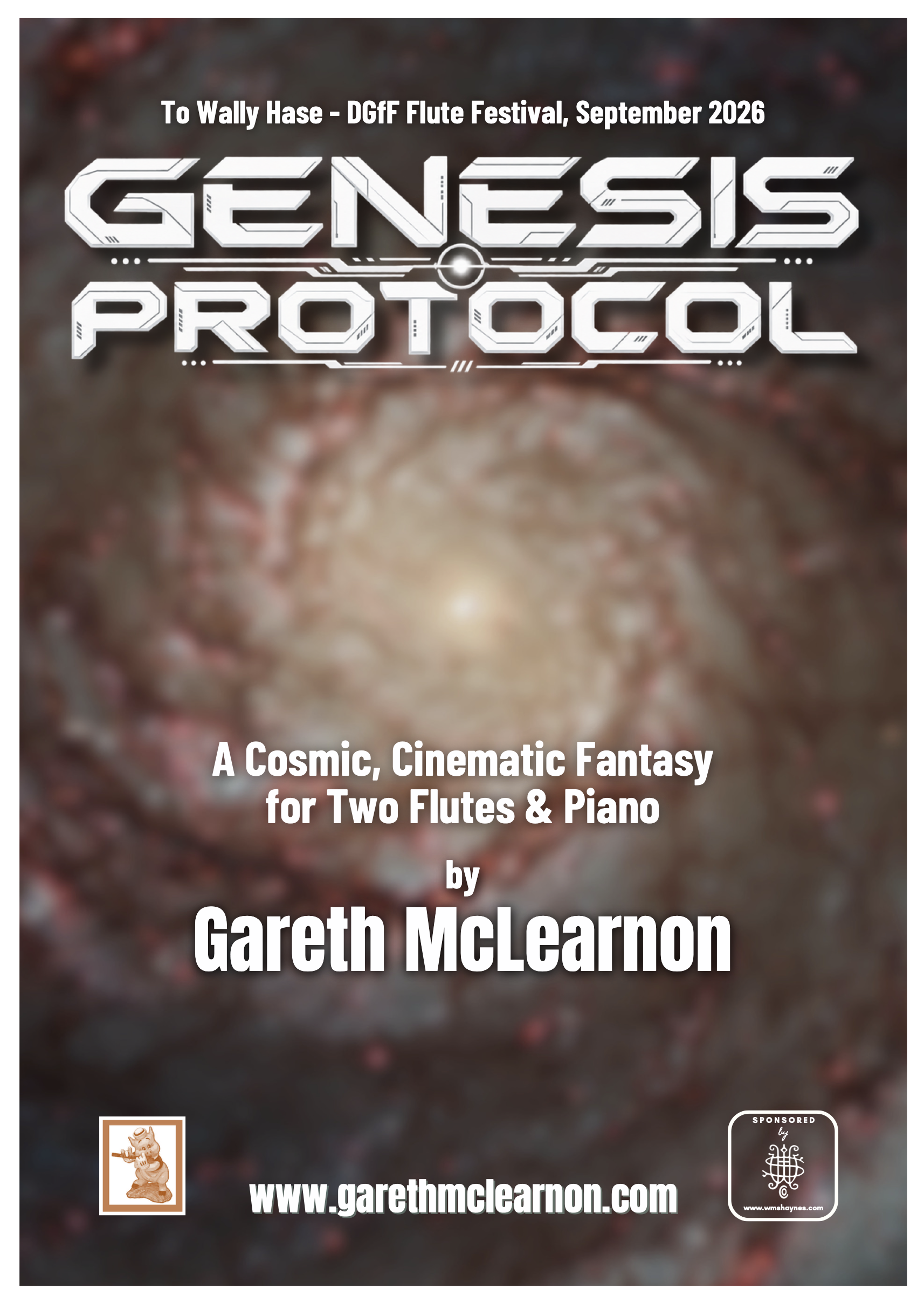Genesis Protocol (2026) for Two Flutes & Piano (Pre-Order)