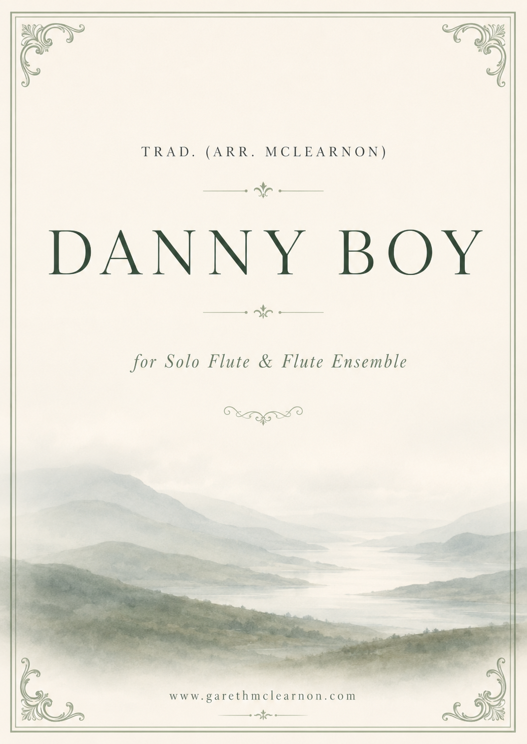 Danny Boy for Solo Flute &amp; Flute Ensemble (2020) (PDF Download)