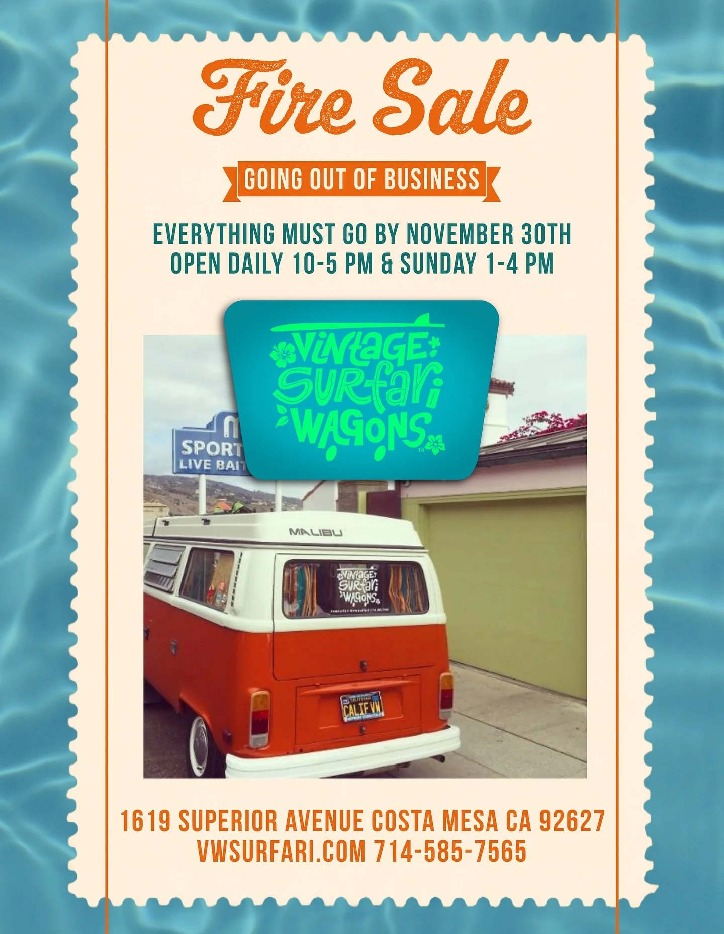 We&rsquo;re officially closing our doors and EVERYTHING must go! 

Come on by and take a gander, great deals on everything VW camper van and camp related! 

🚧 Rig restoration related materials
⚙️ VW parts (mechanical/interior/exterior)
🛠️ Tools &am