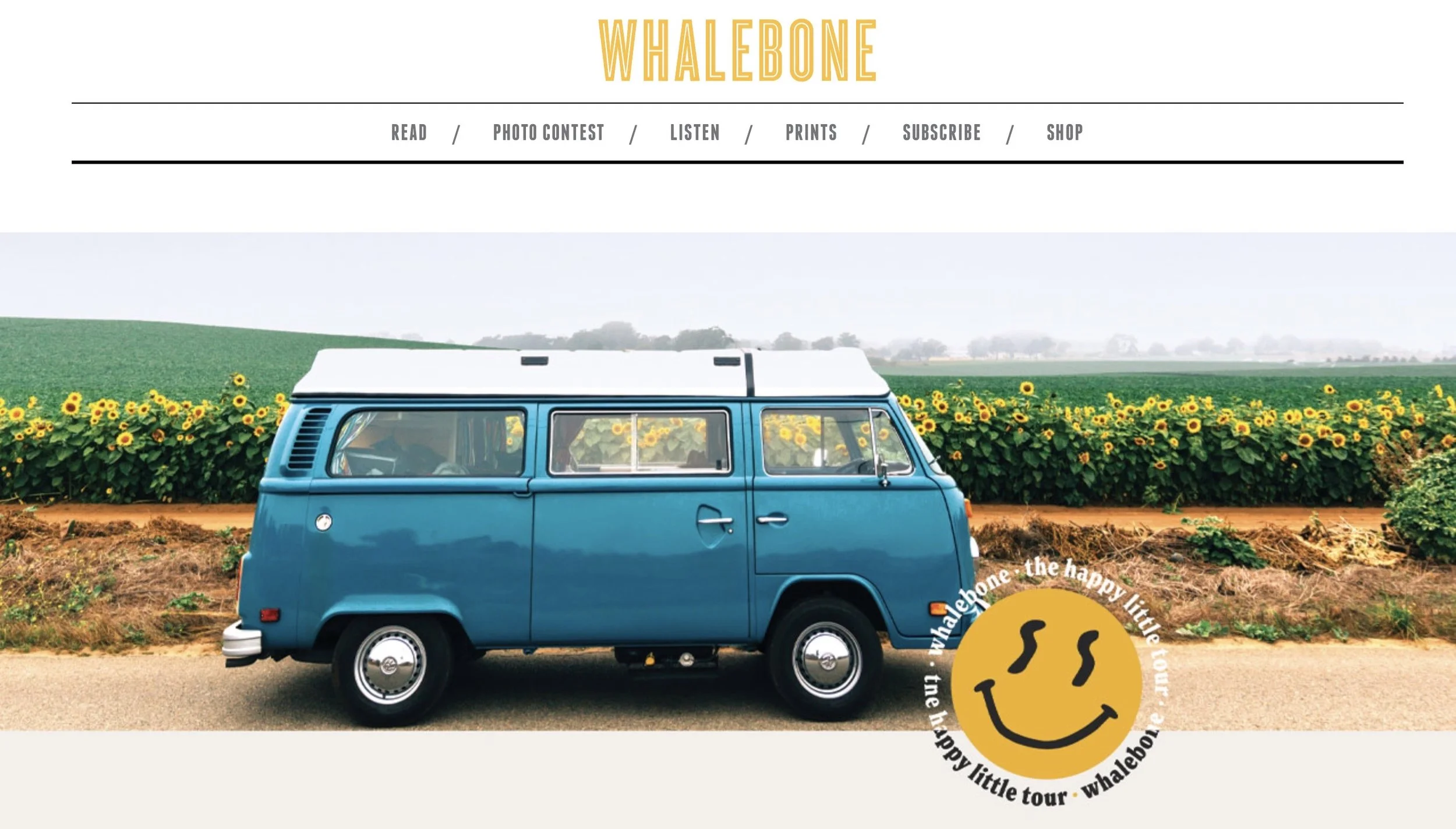 Whalebone Article The Happy Little Tour in a VWsurfari Bus