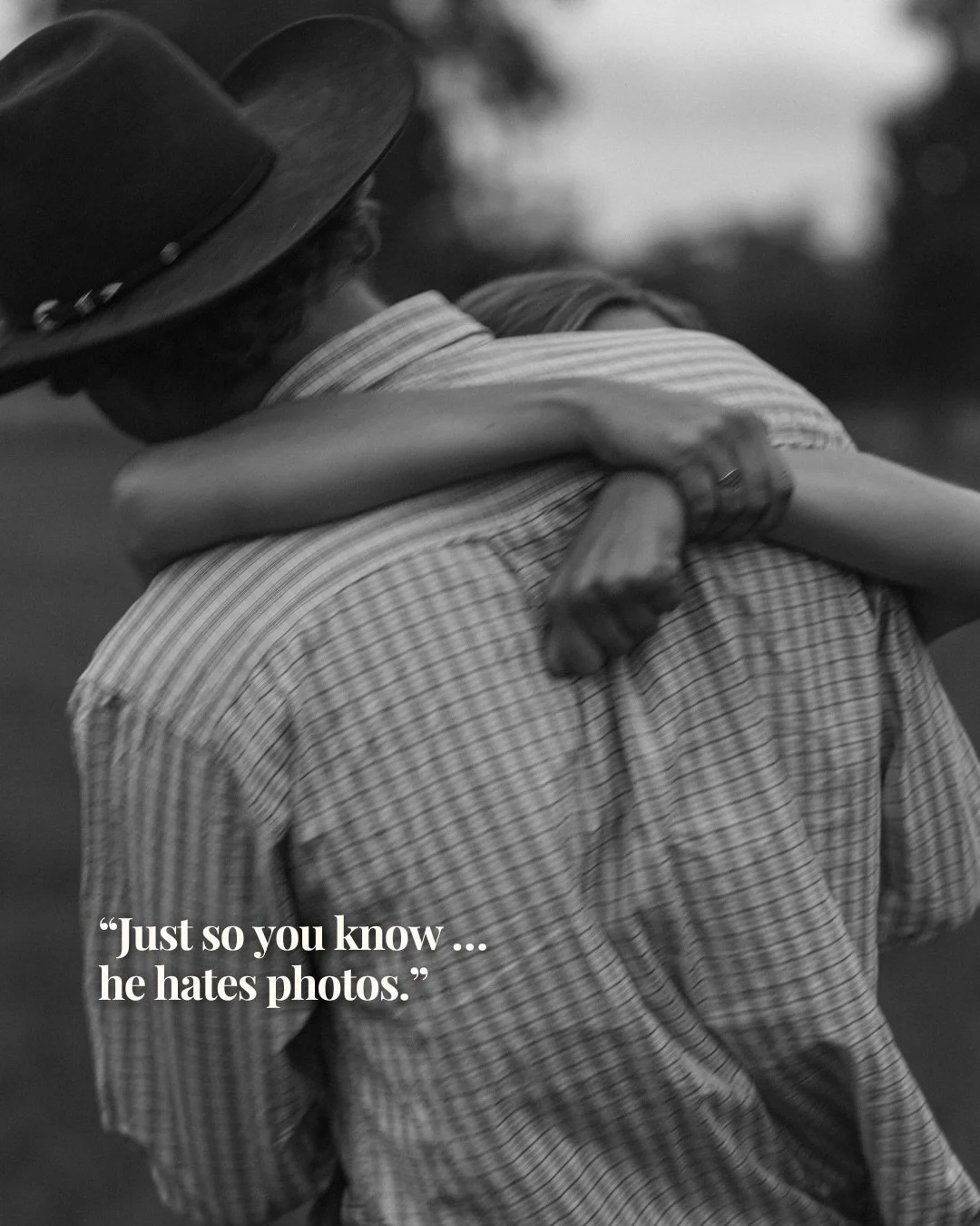 One of the first things I hear before a couple session is: 
&ldquo;Just warning you&hellip; he hates photos.&rdquo;

And honestly, that&rsquo;s fine, not many &lsquo;love it&rsquo;.

But, the best moments happen when you forget about the camera altog