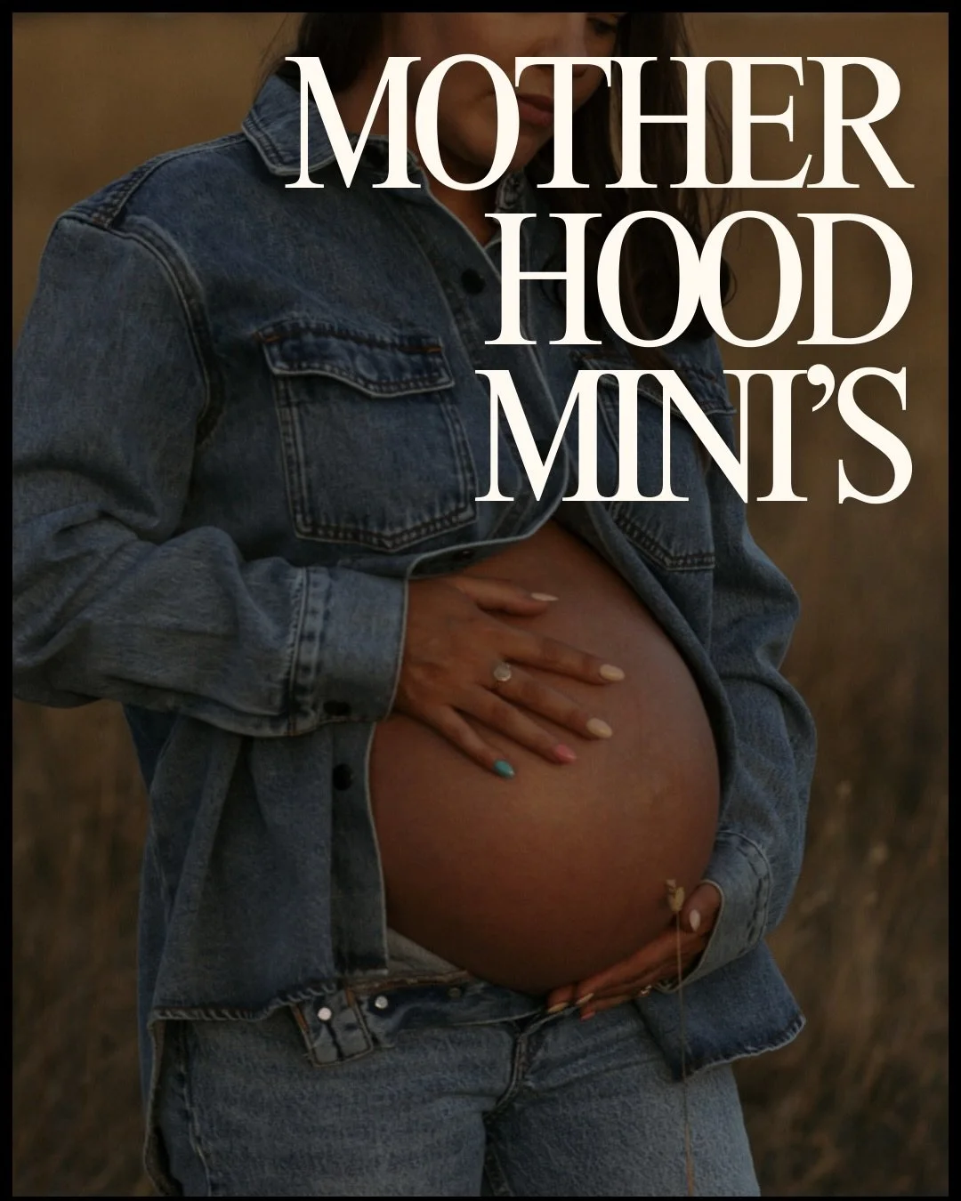 You&rsquo;re in almost none of your own memories. Not properly, anyway.

Just the edge of a frame, a hand, a shadow, a voice behind the camera.

It&rsquo;s time to change that. Motherhood mini&rsquo;s are for stepping into it all, no apologies. 

A v