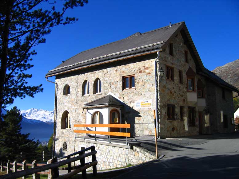 Station Scientifique de Suhalia, St. Moritz, Switzerland. Complete with laboratory, forge, looms, printing press, and observatory, Suhalia provided the ‘philosophical mansions’ of Schwaller and his entourage throughout the 1920s. Photograph, A. Cheak, St. Moritz, 2005.