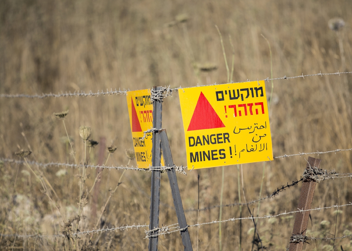 Syrian-Israeli Border Minefields - ©2015 TPS Media