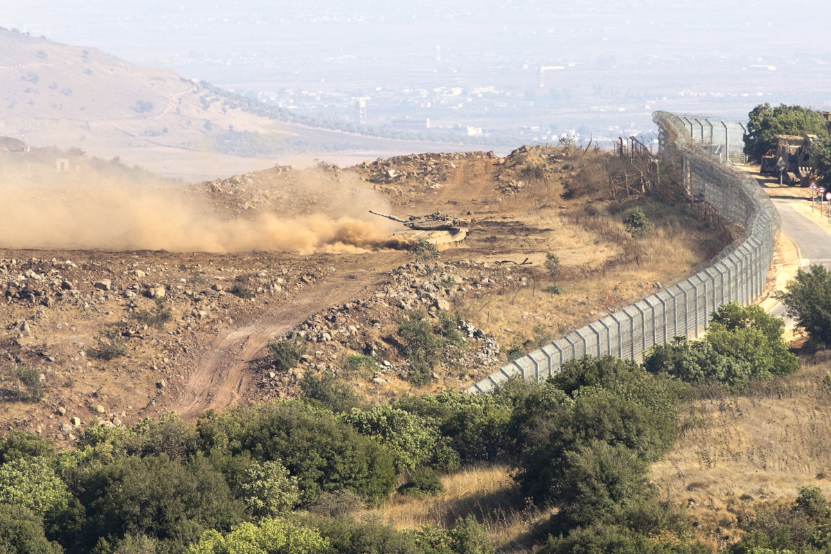 Border Tensions - Syria/Israel Fenceline - ©2016 TPS Media
