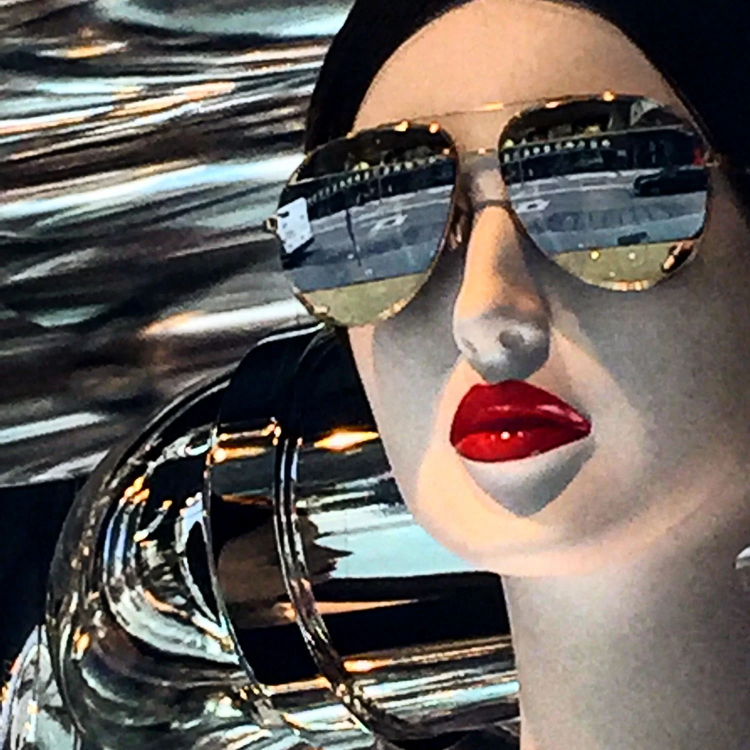 Robertha Reflecting in Shades