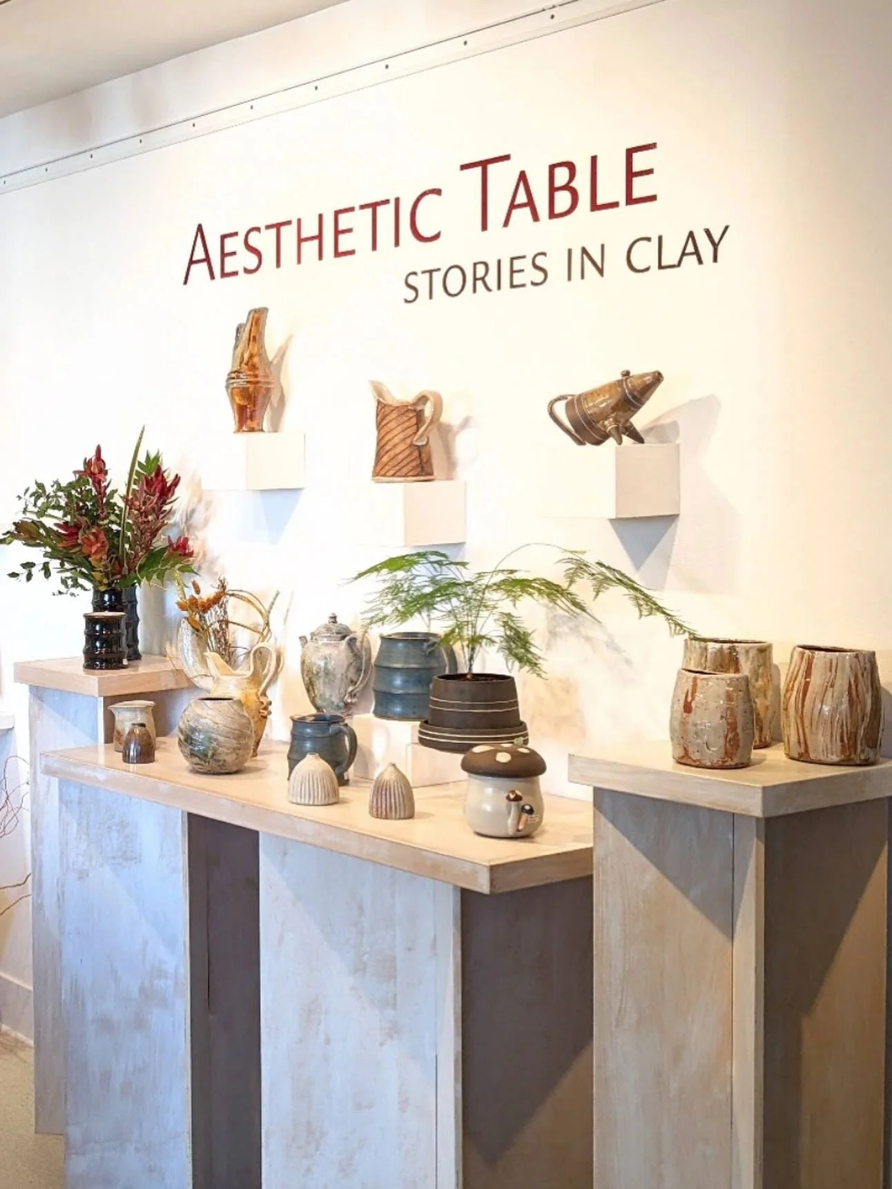 Artist reception, today, Saturday, October 18, 2025 from 2 to 5 PM @ekbceramics @humble_spin @wabisabiceramic @pottery.japonesa