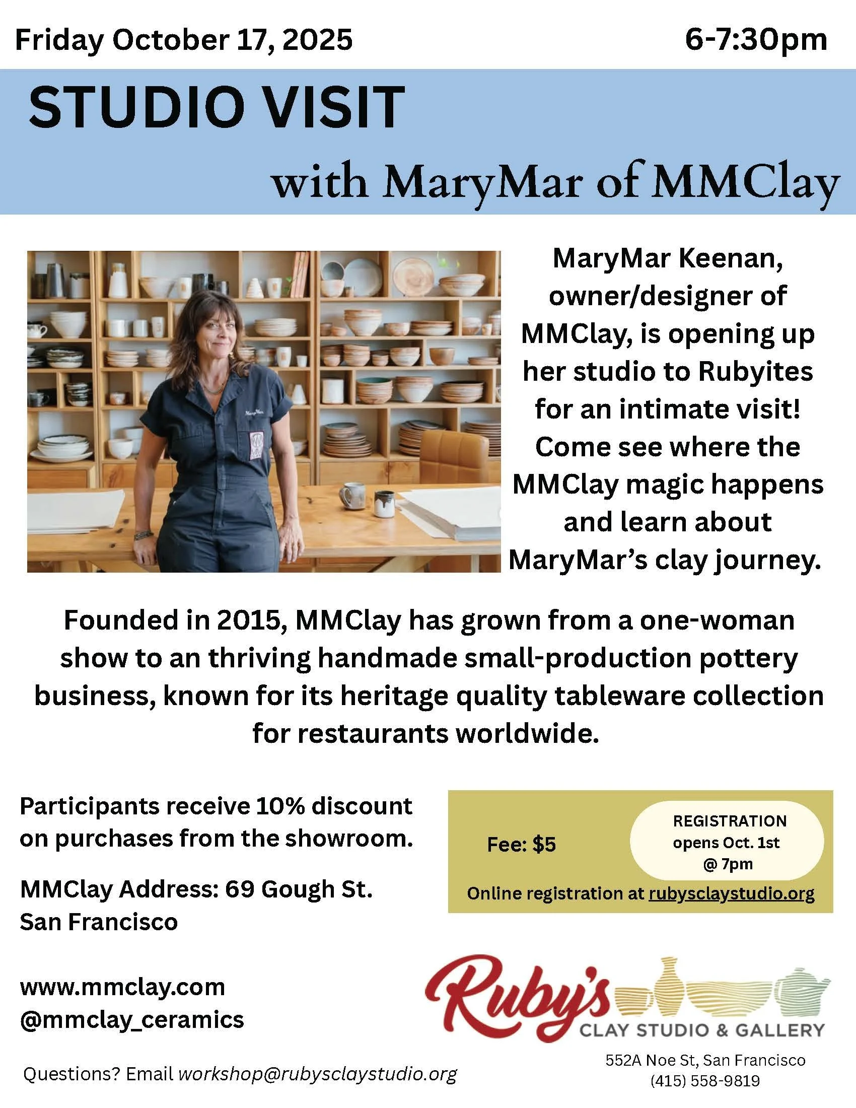 Studio Visit with MaryMar of MMClay