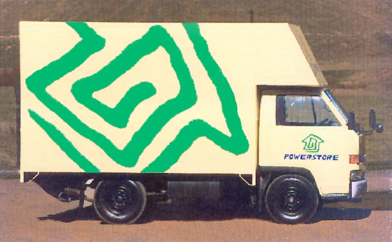 Powerstore – Logo design for vehicle graphics.