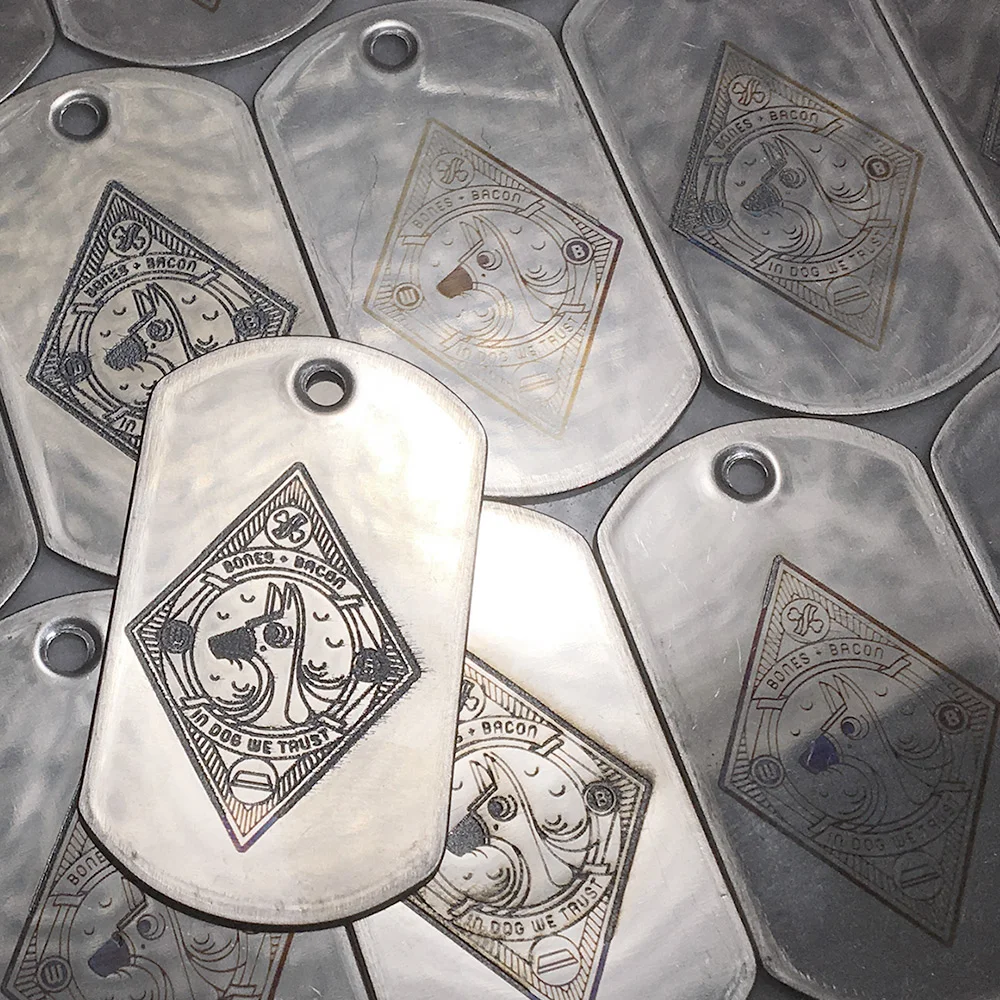 Bones & Bacon Dog Tags