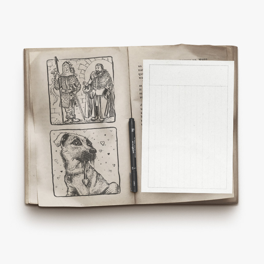 Notecard Book Mockup