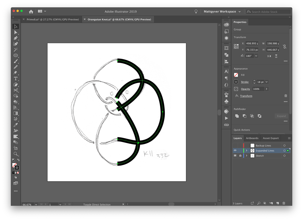 The Transform tools can do a lot more than simply creating a mirror image. Experiment with radial symmetries and more.