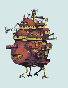 Howl S Moving Castle Animated Illustration Mattgyver