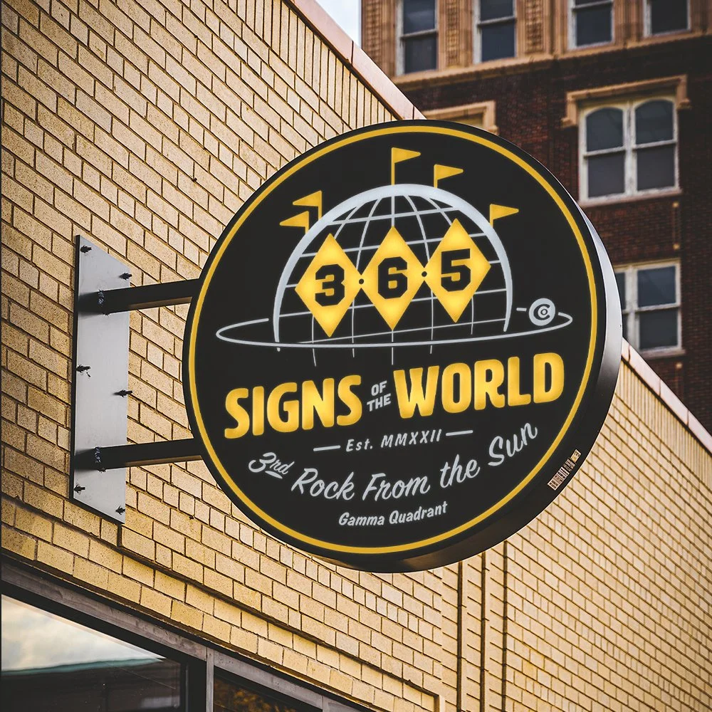 Whiskey Sign Mockup