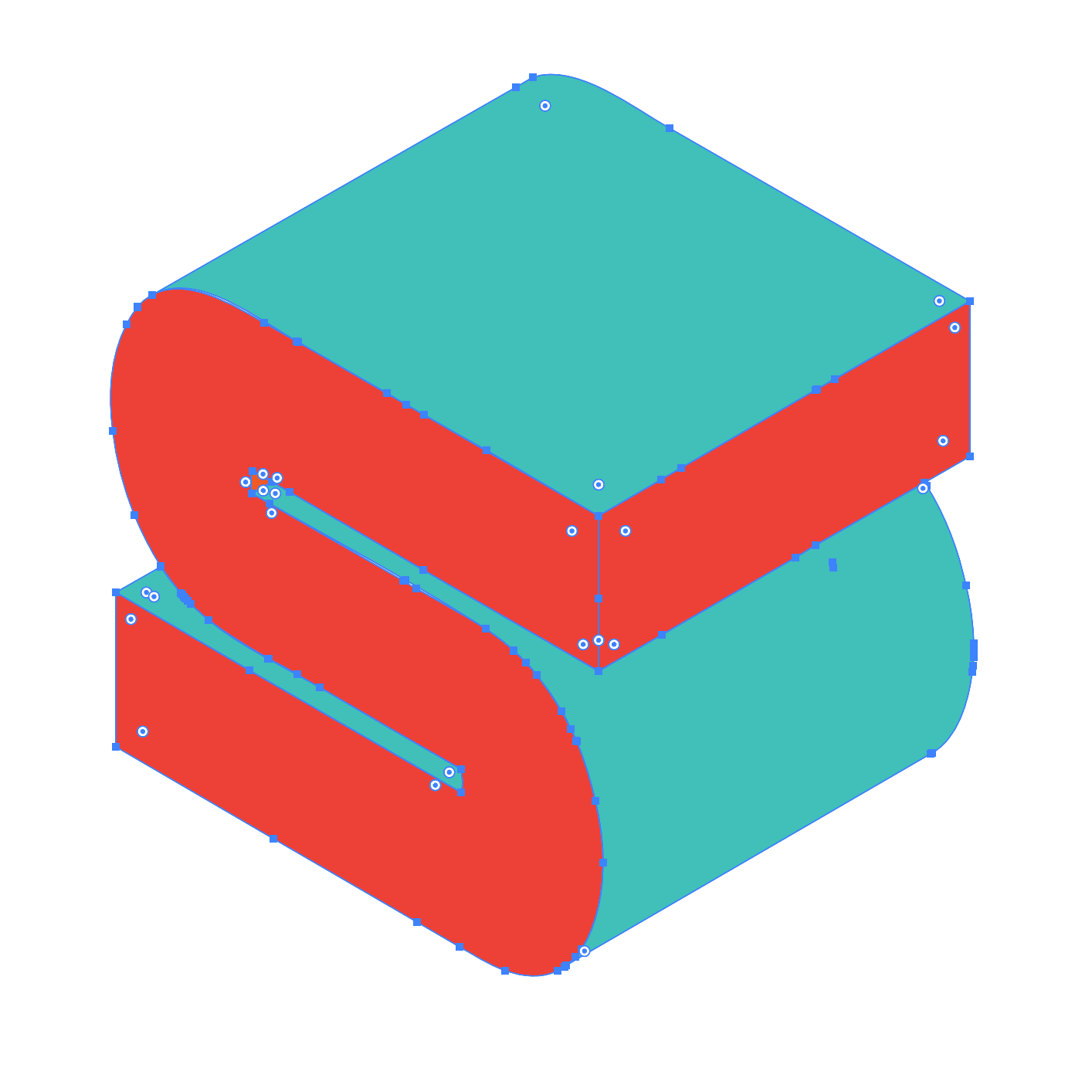 Finesse the remaining surfaces by removing excessive points