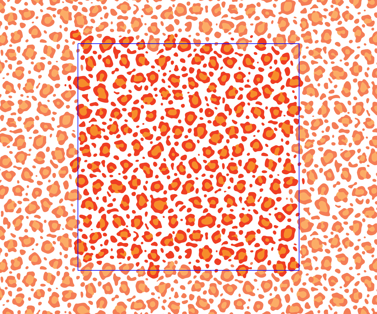 Leopard pattern Illustrator tile