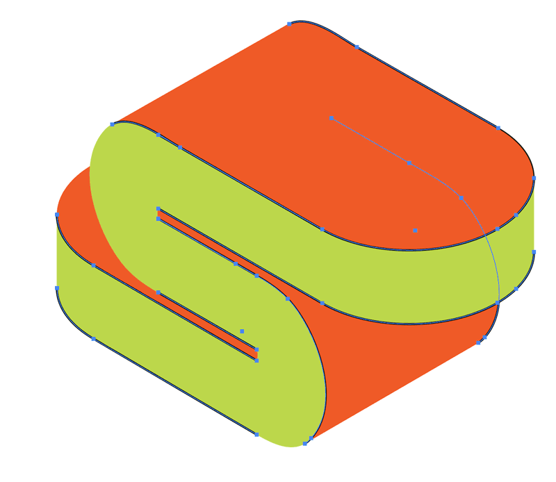 Use the blend tool to add surface lines and contour the shape