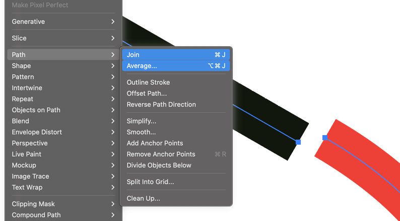 Average and join endpoints quickly