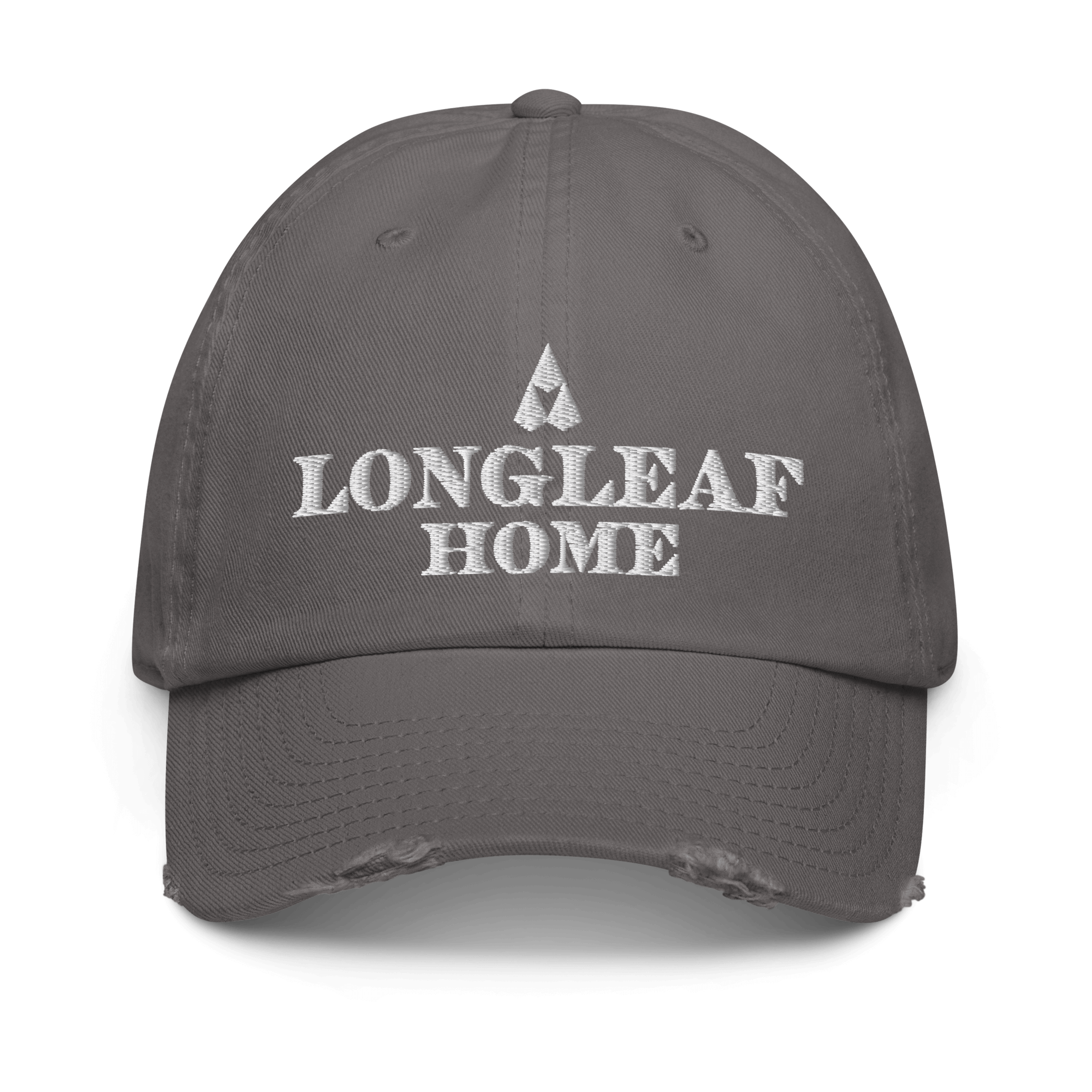 Longleaf Home Distressed Logo Baseball Hat