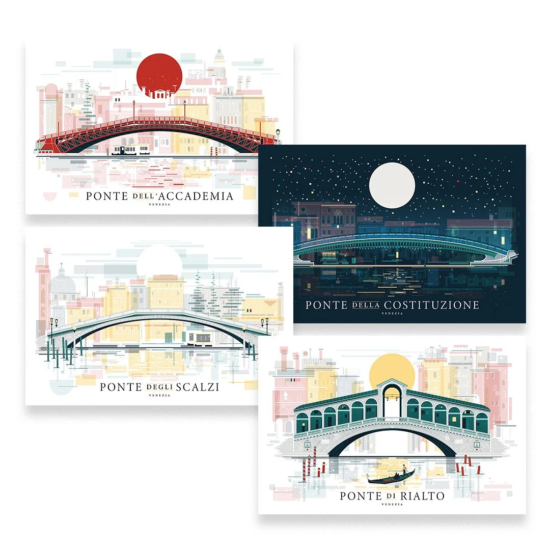 Ponti del Canal Grande Art Prints