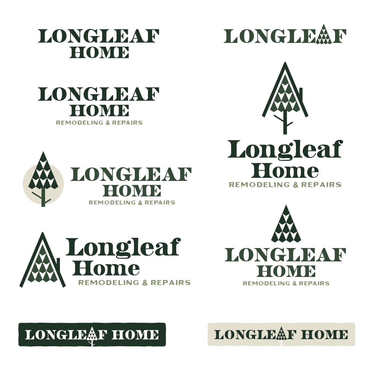 Longleaf Home Simple Type Variations