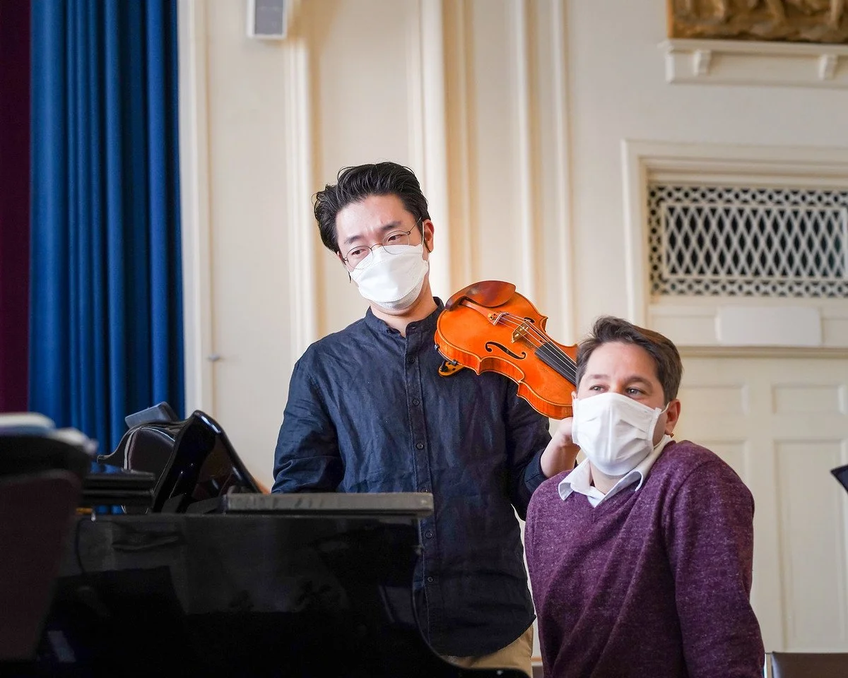  Mendelssohn Double Concerto with Waltham Philharmonic Orchestra [11/1/2021] - Rehearsal  Victor Cayres, Piano   |   Ji Myung Kim, Violin   |   Michael Korn, Conductor 
