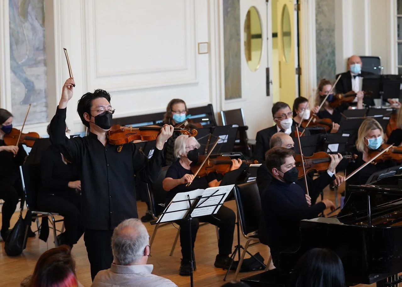  Mendelssohn Double Concerto with Waltham Philharmonic Orchestra [11/1/2021]  Victor Cayres, Piano   |   Ji Myung Kim, Violin   |   Michael Korn, Conductor 