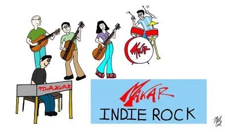 Cartoon by Andrea’s little bro - Matthew DeAngelis. Andrea likes how she’s almost as tall as everyone else and her flame boots!
