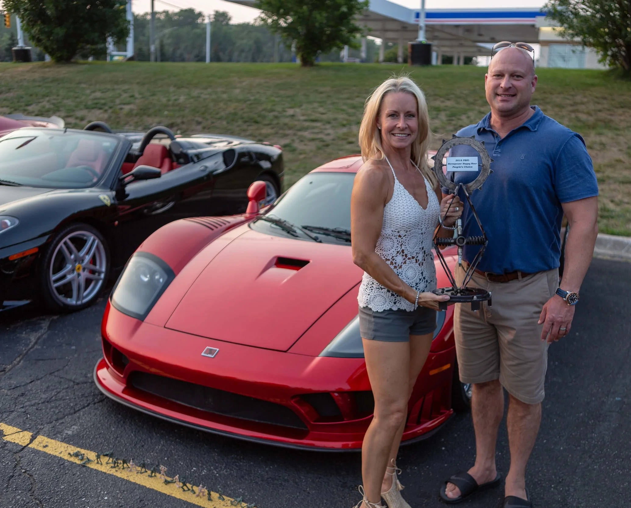 CONGRATS to People’s Choice Winners: Leslie & Clark Harris and their Saleen S7!!