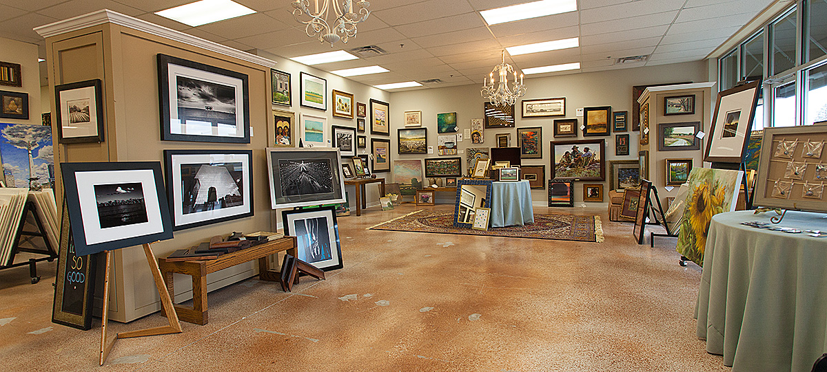 We offer unique works of art by some of the top local artists in the Indianapolis area. Stop by often as our paintings and photographs change on a regular basis.