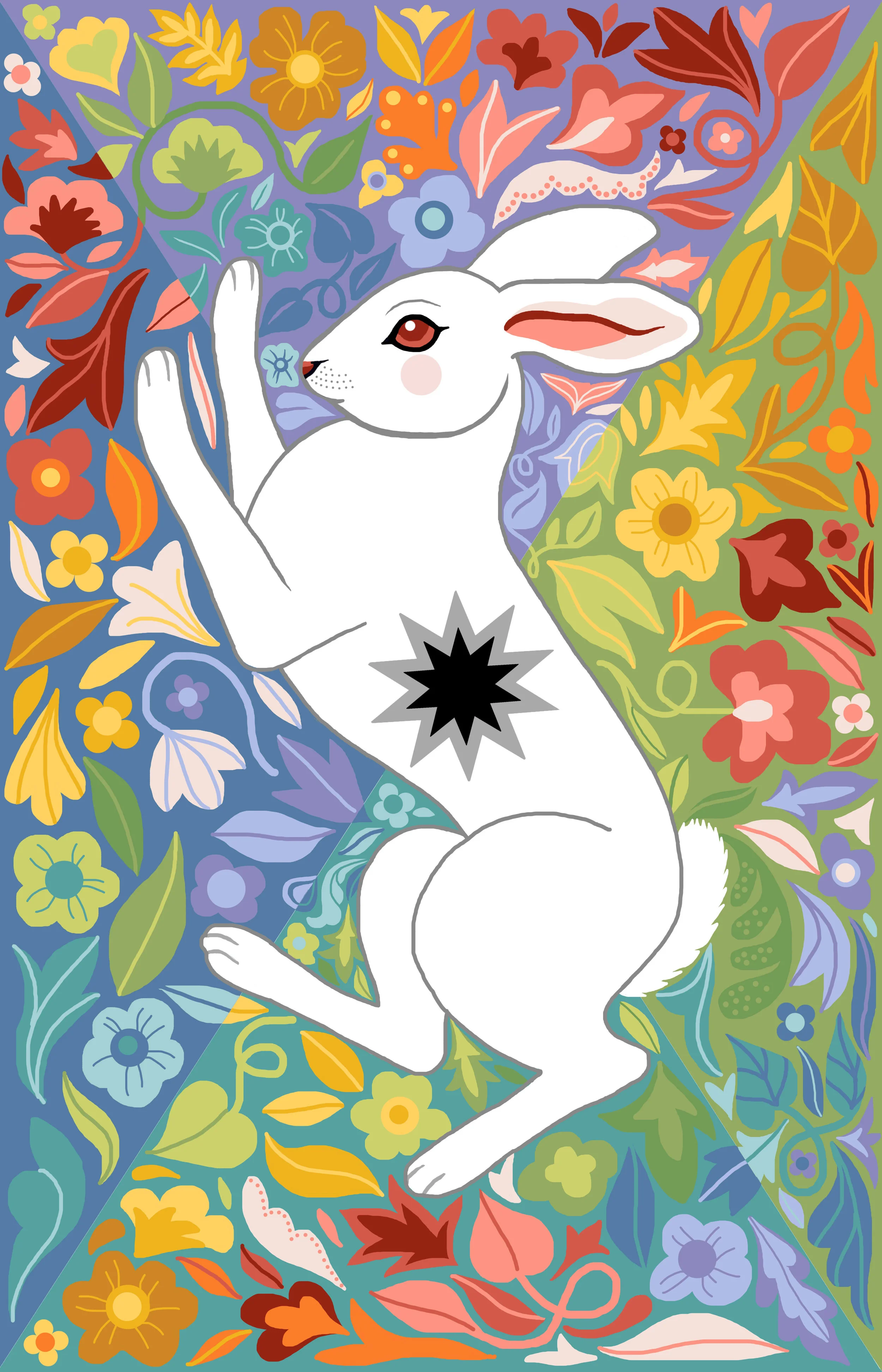 Medieval Playing Cards (Series II, Rabbit Cards) - Card Back