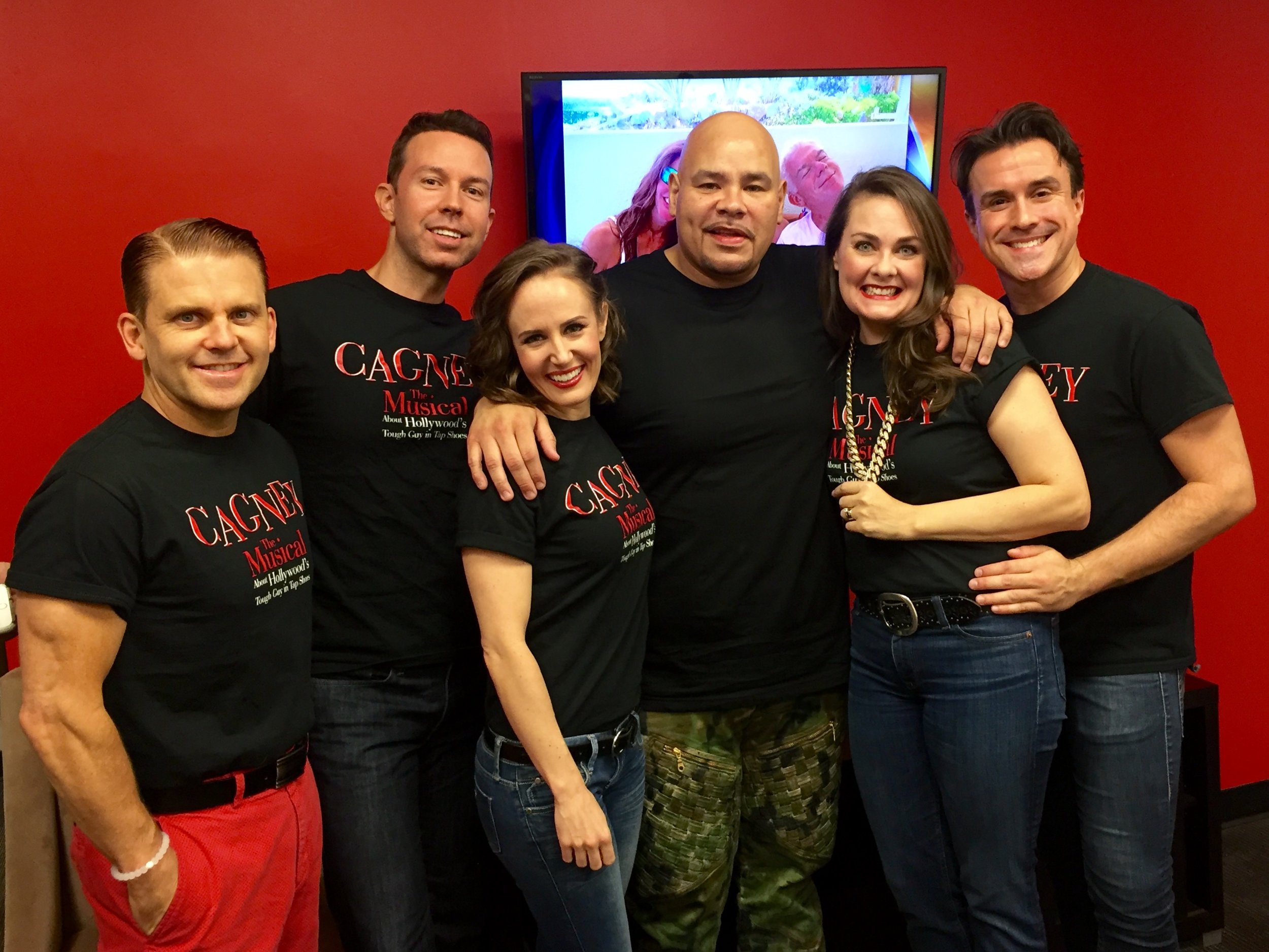 Fat Joe with the cast of CAGNEY