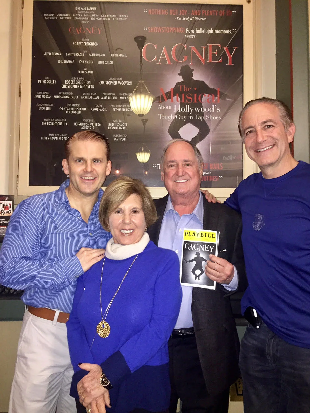 Robert Creighton, Riki Kane Larimer, Neil Sedaka, and Bruce Sabath