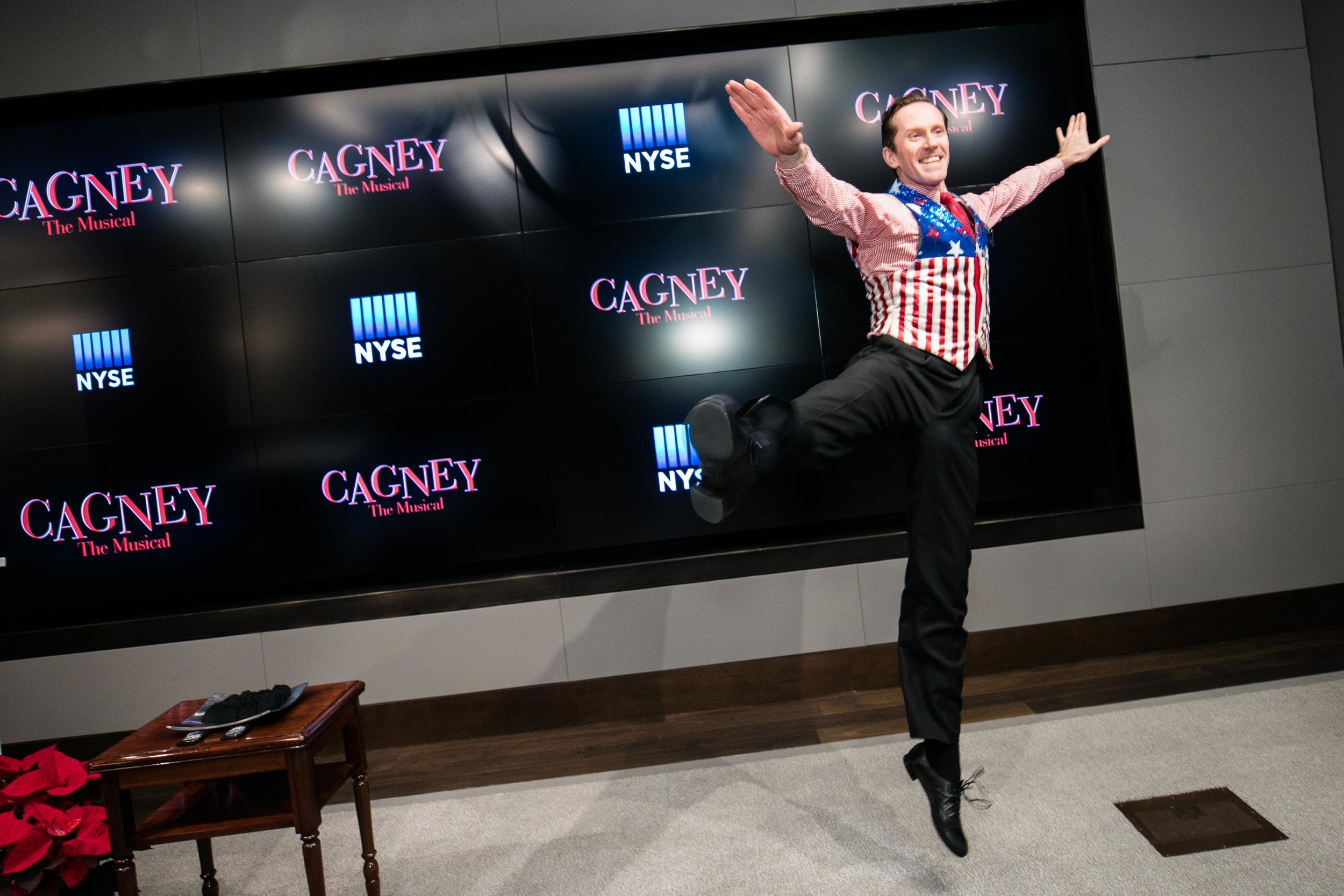 CAGNEY gathers at New York Stock Exchange to ring closing bell