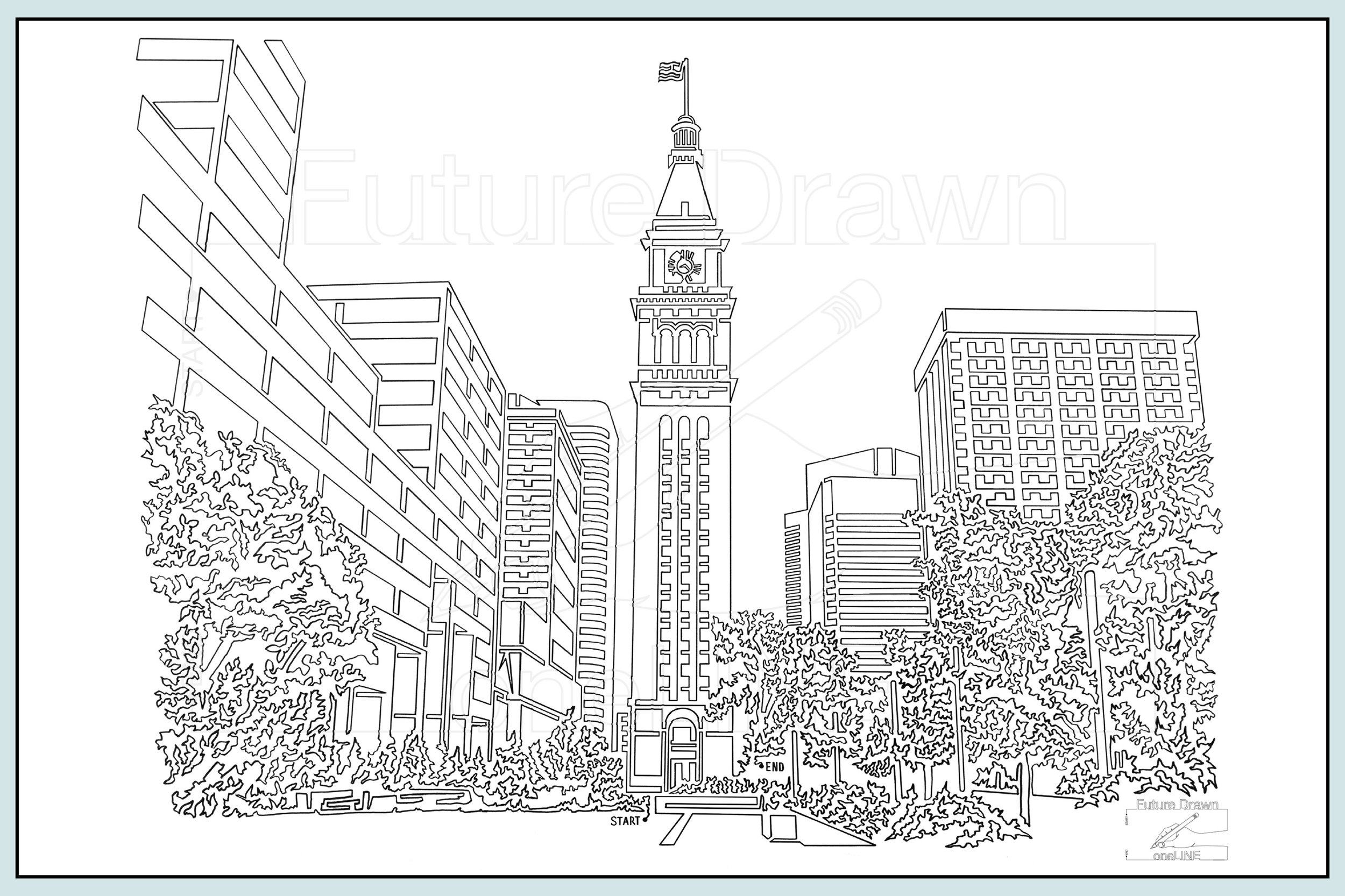Web-Gallery Item- Denver Clock Tower- oneLINE Future Drawn Applegate.jpg