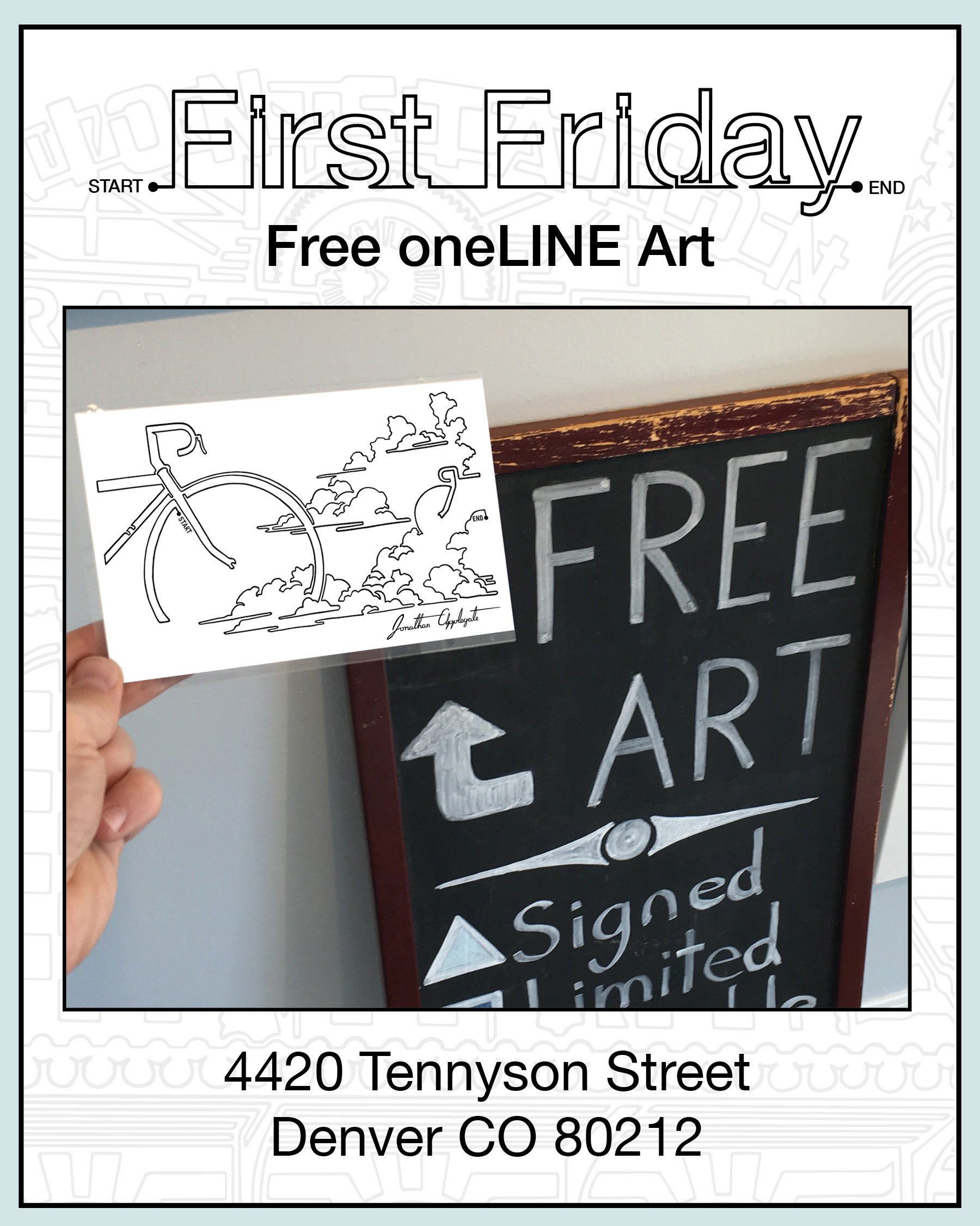 First Friday Free Art for the first 300