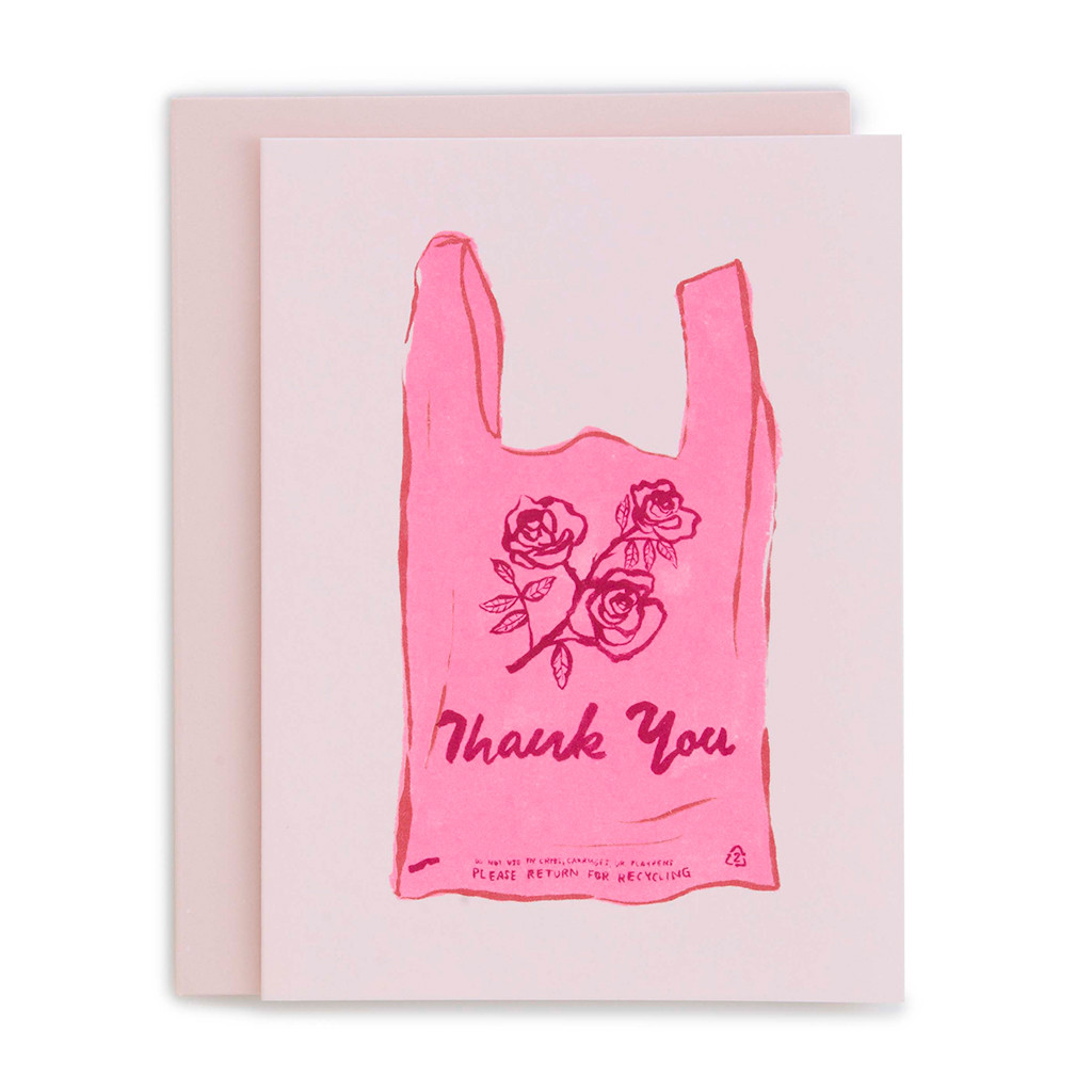 Ban.do — takeout bag thank you card