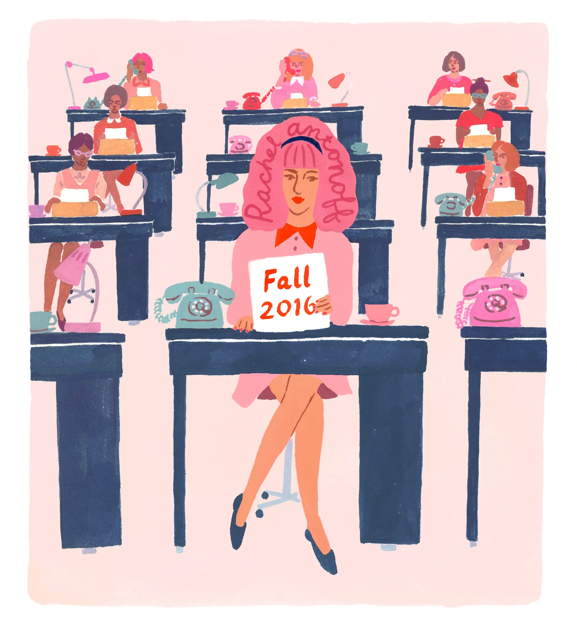 Invite for Rachel Antonoff's Fall/Winter 2016 show