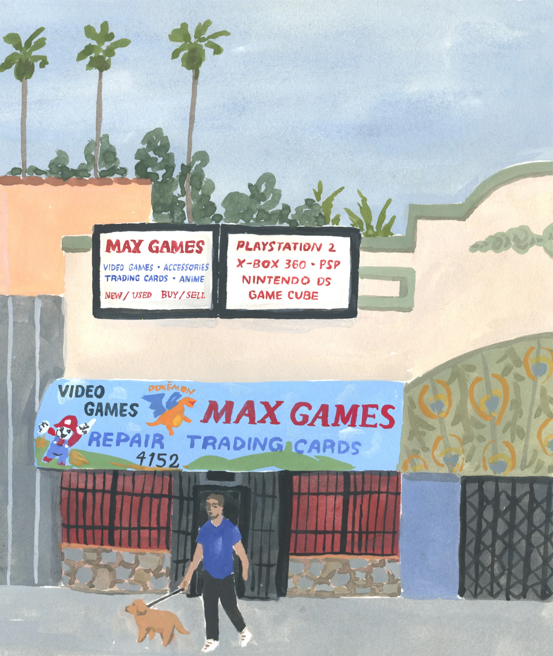For Vice on old video game stores in Los Angeles