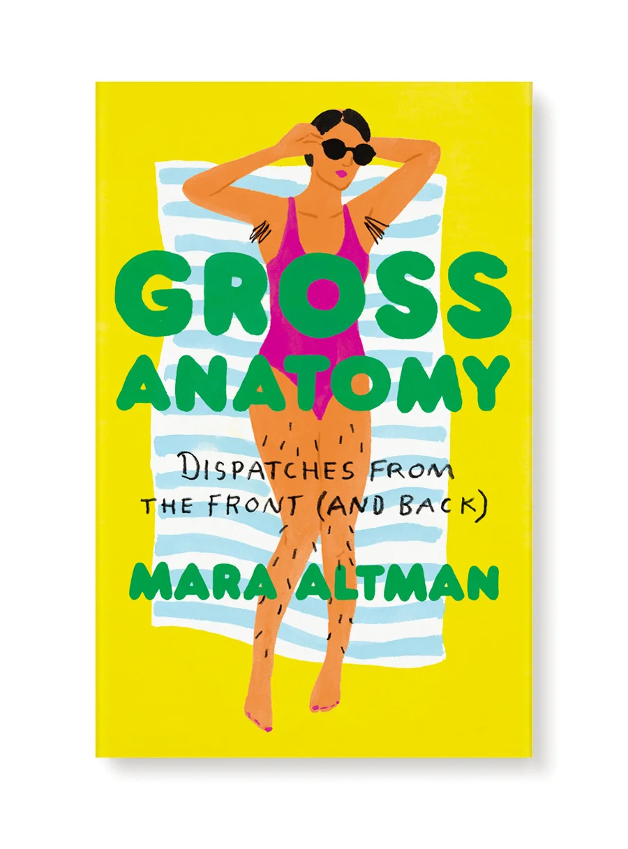 Cover illustration and lettering for Gross Anatomy, published by Putnam, and designed with Adil Dara