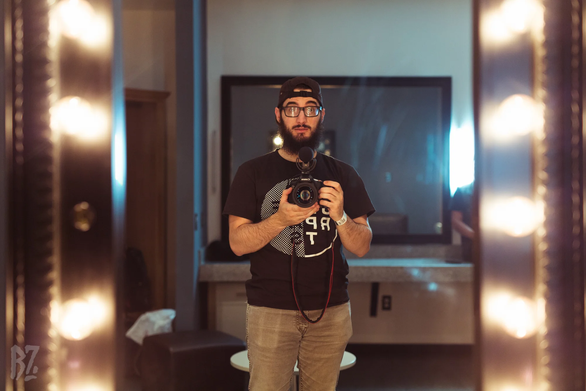 Rare Selfie in the Greenroom of the Pepsi Center