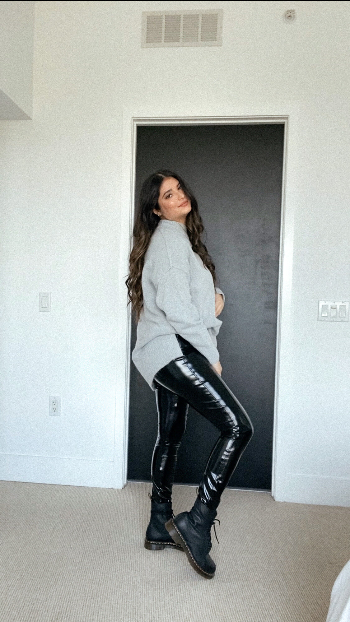 Spanx leather leggings