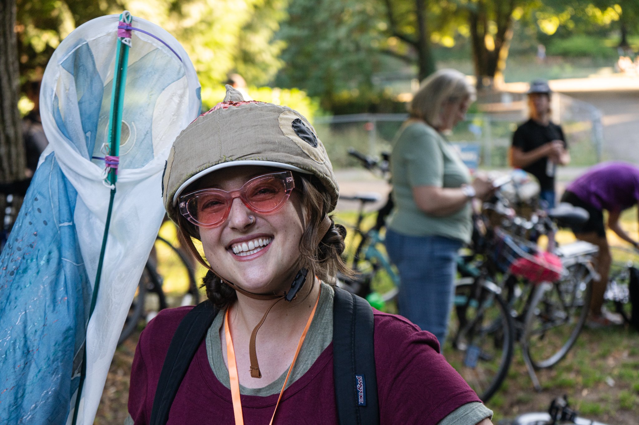  Lindsay Schuelke poses for a portrait in Laurelhurst Park. Schuelke is the Events Coordinator for Portland-based non-profit Pacific Rivers which focuses on watershed health in the Pacific Northwest. 