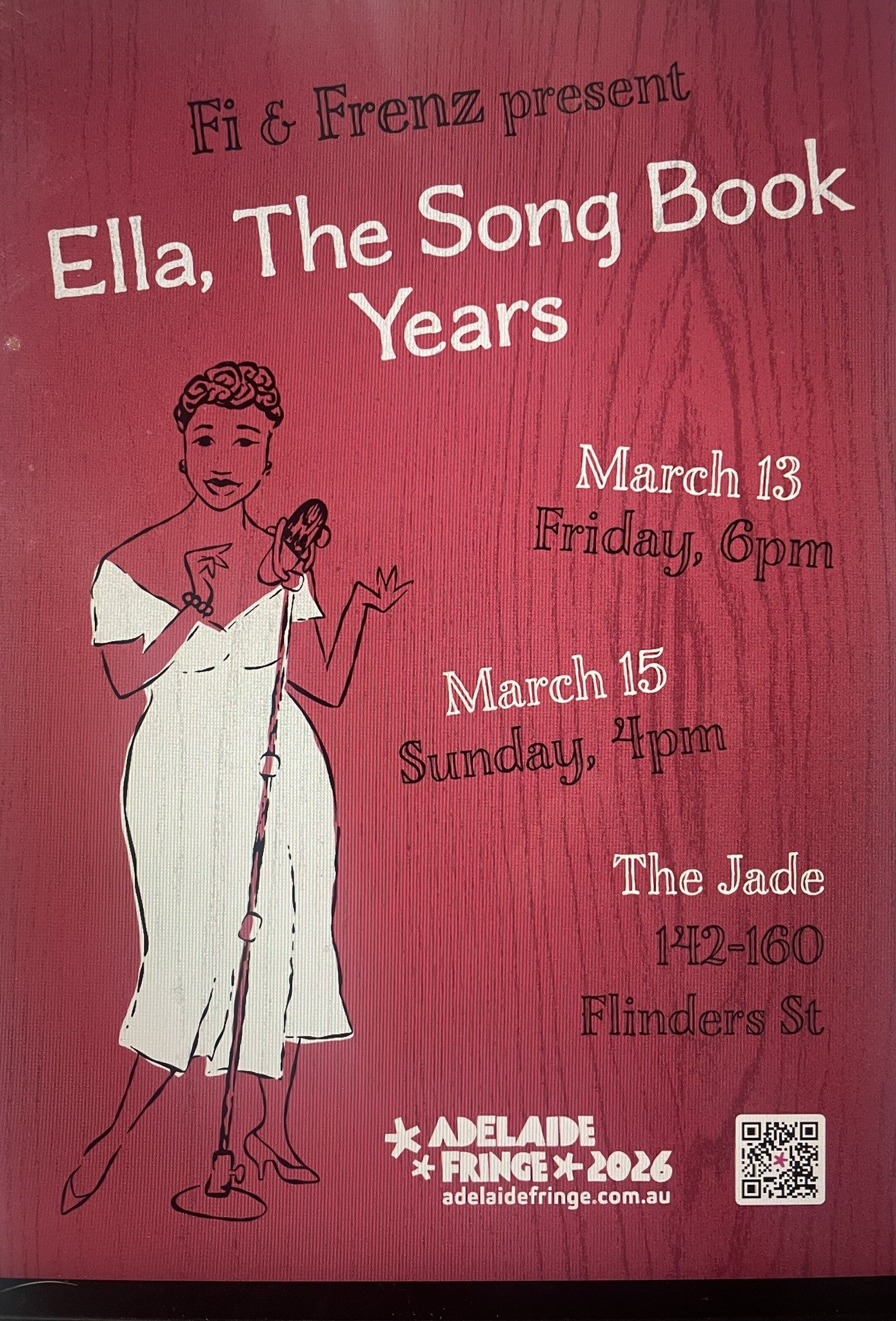 Ella, The Song Book Years - Adelaide Fringe