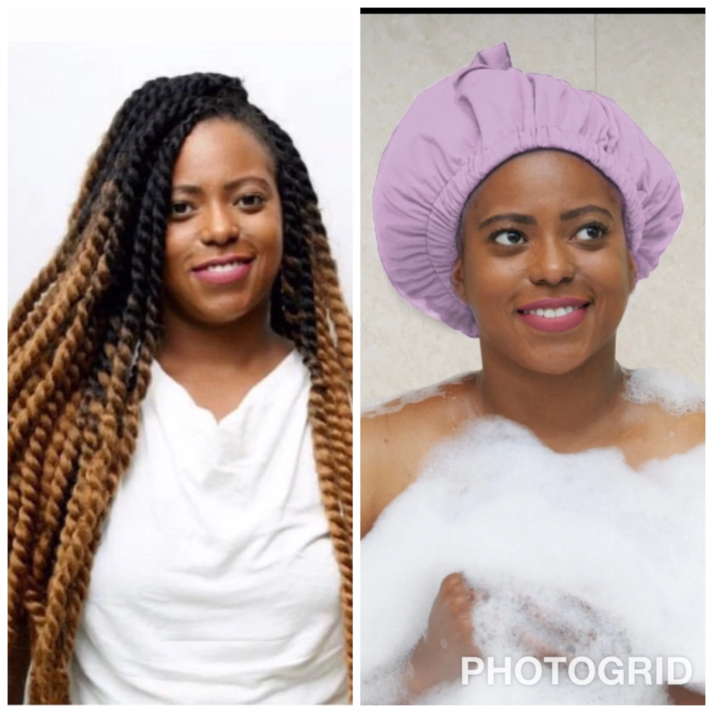 Custom Fit Shower Cap, Dreads, Locs 
