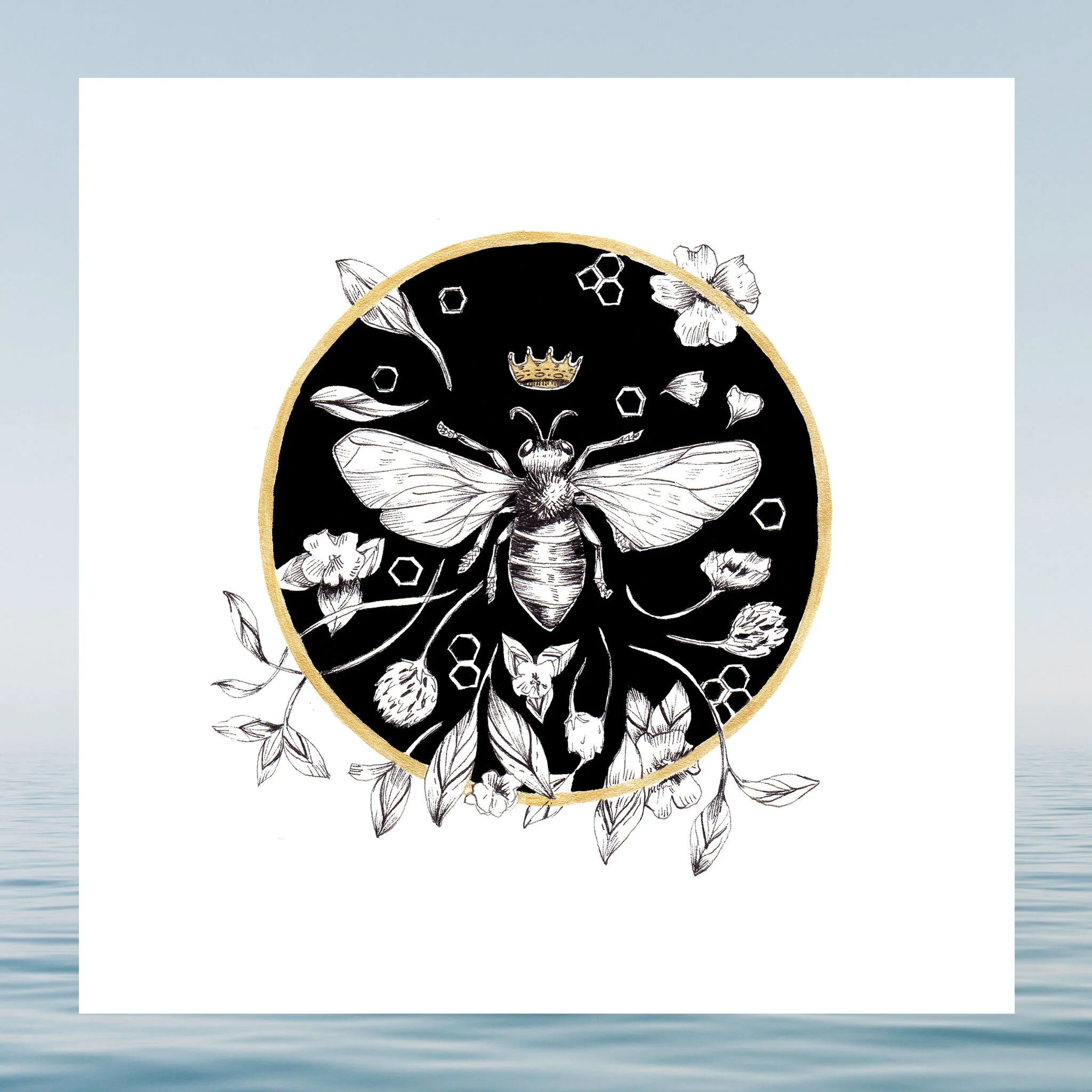 QueenBeeGold-9x9-print-ocean-bkgrd-WEB.jpg