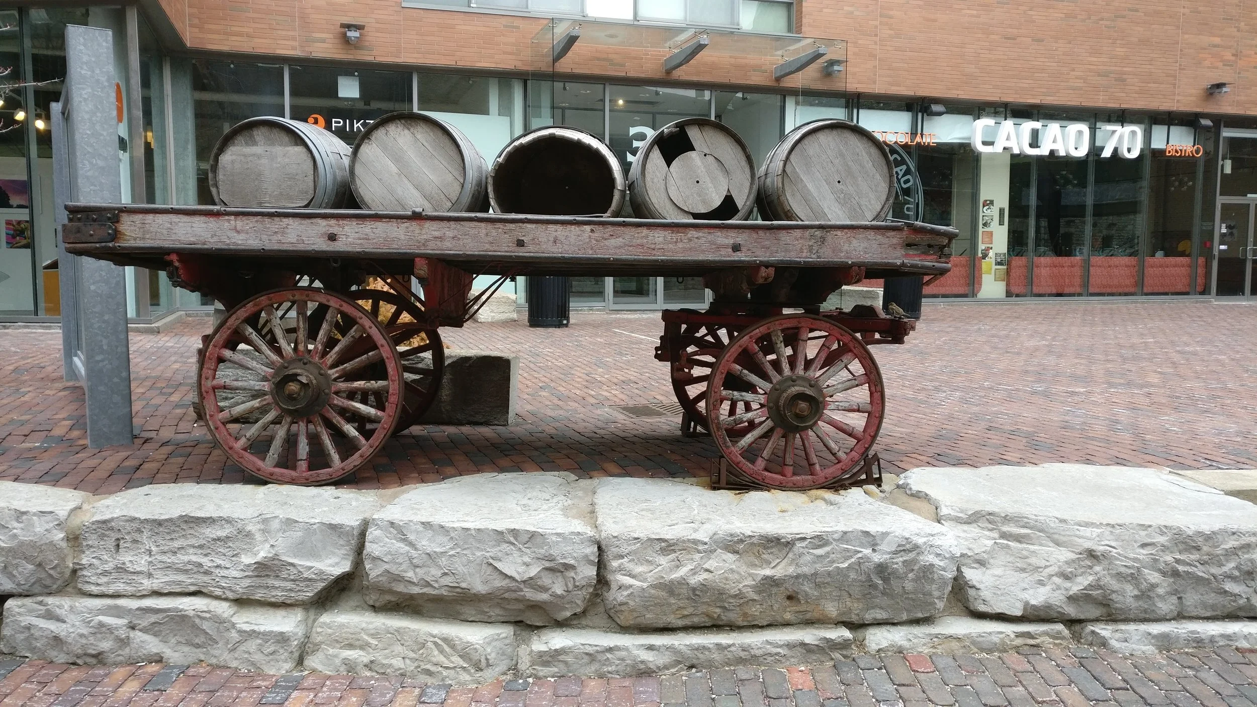 An example of a distillery district artifact that will be brought back to life